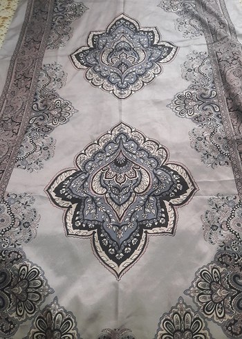 Gri Desenli Kadın Şal - Görsel 3