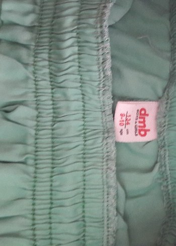 Yeşil Beli Bağcıklı Kadın Bermuda Şort - Görsel 4