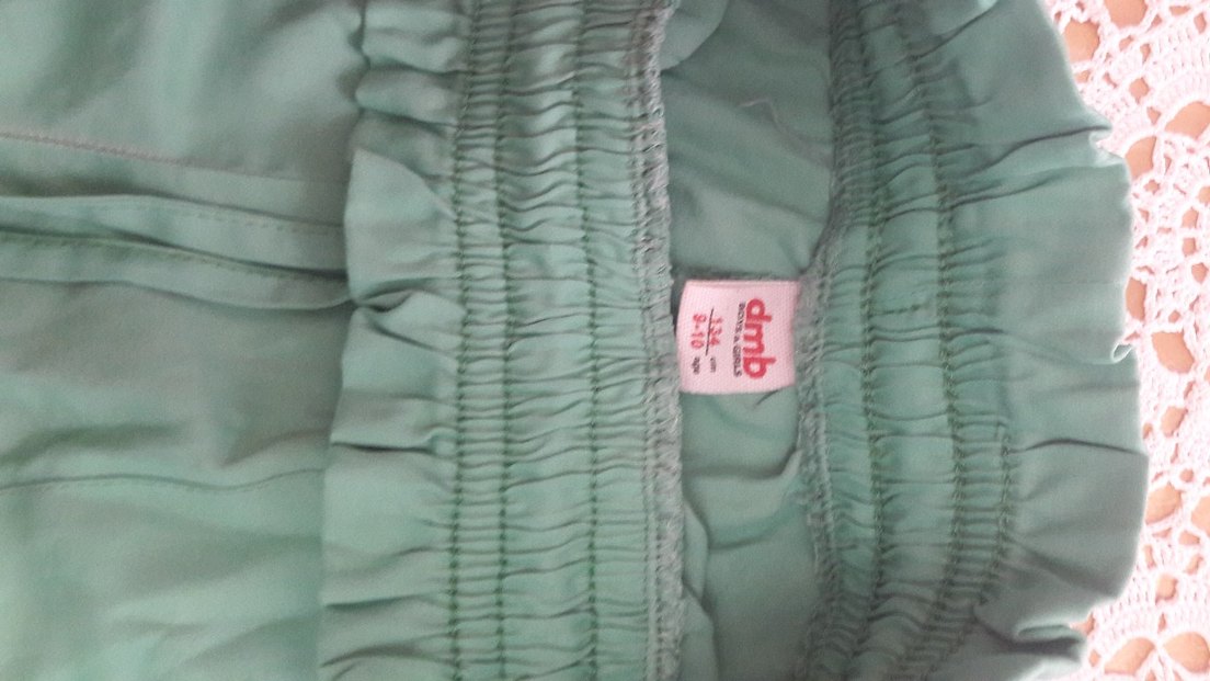 Yeşil Beli Bağcıklı Kadın Bermuda Şort - Görsel 4