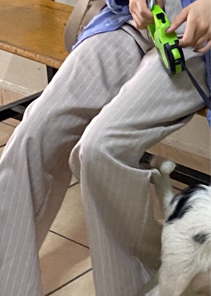 Milla çizgili pantolon - Görsel 2