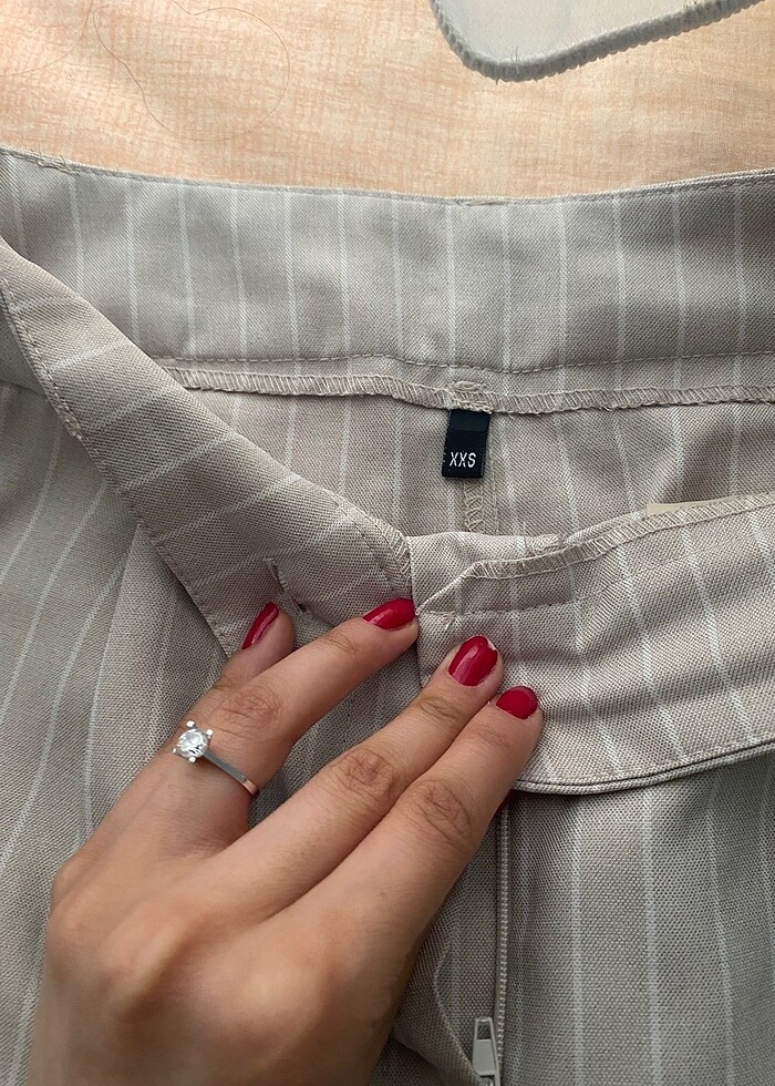 Milla çizgili pantolon - Görsel 5