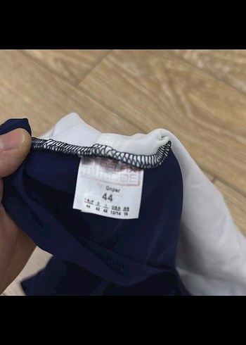 xxl Beden lacivert Renk Kadın Lacivert Çizgili Kemerli mayo 42 44 beden