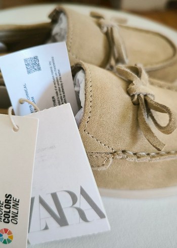 Bej Süet Erkek Çocuk Loafer Ayakkabı - Görsel 5