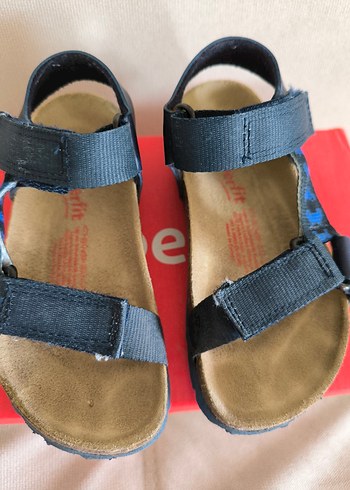 Süperfit Erkek Çocuk Koyu Mavi Tokalı Sandalet