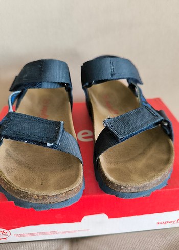 Superfıt Süperfit Erkek Çocuk Koyu Mavi Tokalı Sandalet