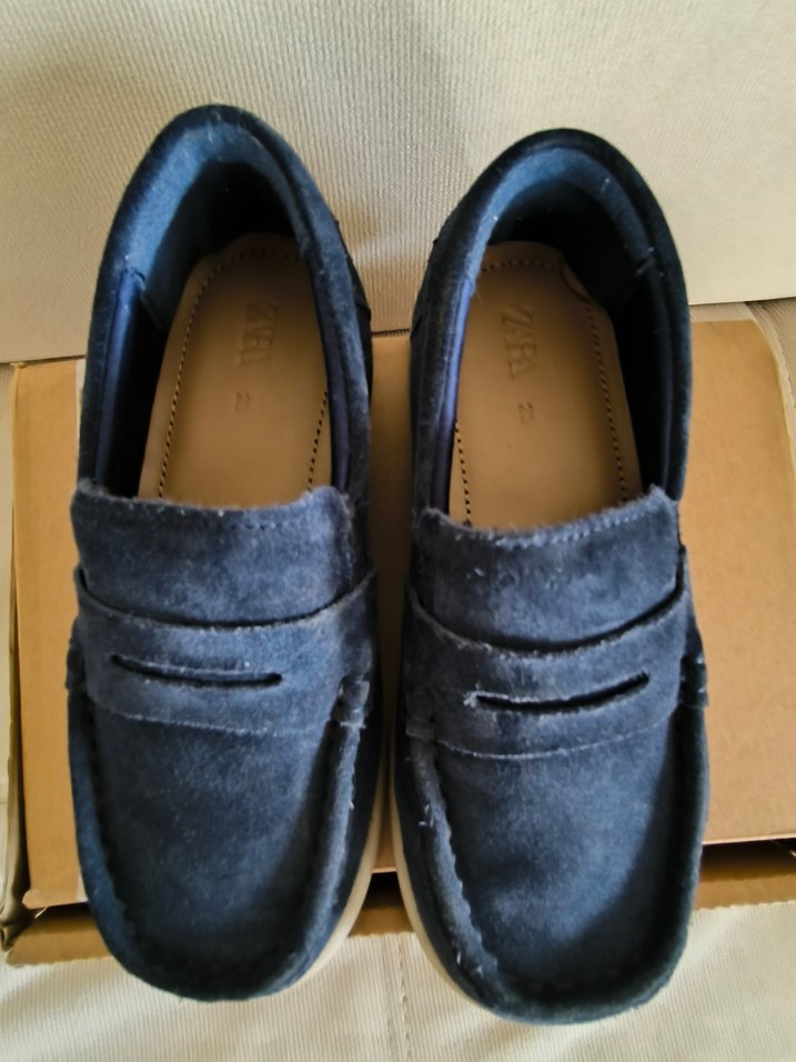 Zara Erkek Çocuk Süet Loafer - Görsel 3