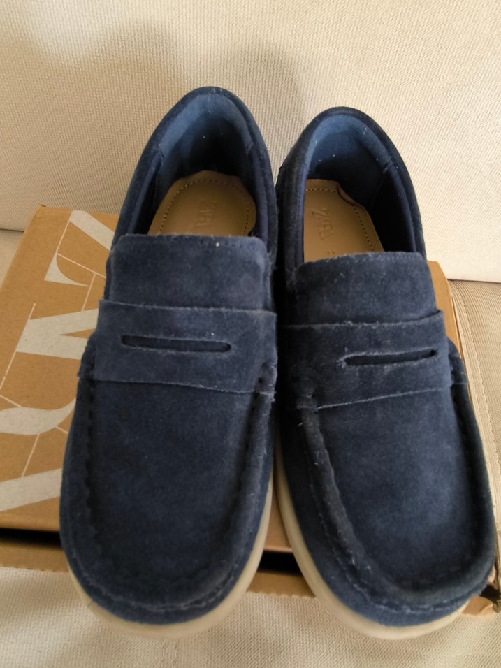 Zara Erkek Çocuk Süet Loafer - Görsel 4