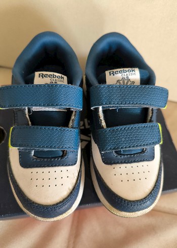 25 Beden Erkek Çocuk Mavi Reebok Cırt Cırtlı Spor Ayakkabı