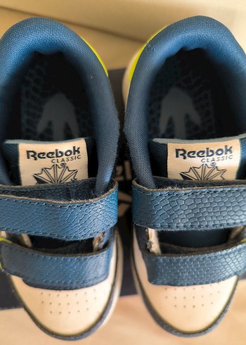 25 Beden mavi Renk Erkek Çocuk Mavi Reebok Cırt Cırtlı Spor Ayakkabı