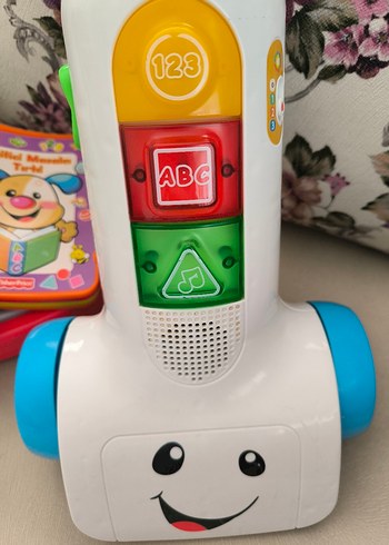  Beden Fisher Price Renkli Eğitici Oyuncak Süpürge