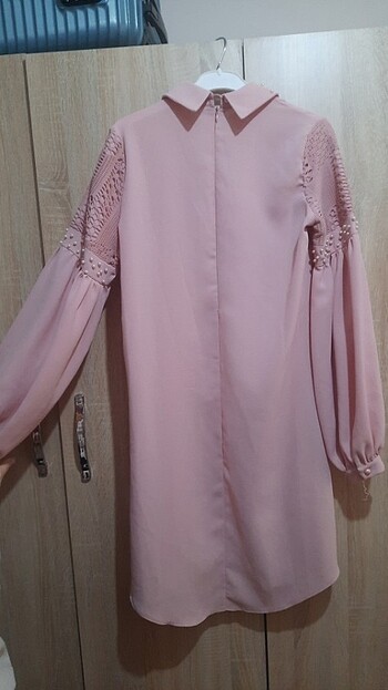 Balon kol incili tunik  - Görsel 2