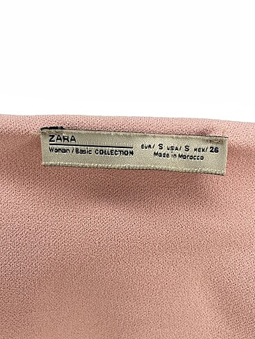 s Beden pembe Renk Zara Bluz %70 İndirimli.