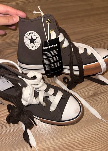 Converse Kahverengi çift bağcıklı