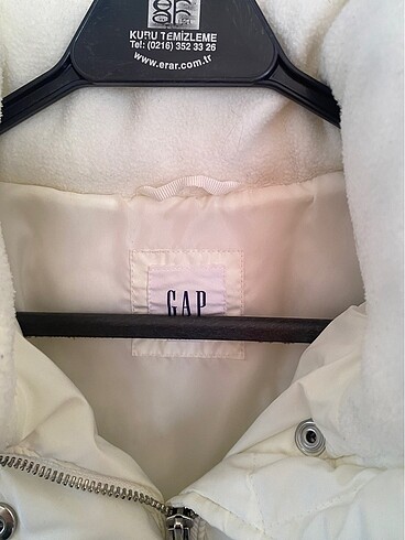 xs Beden GAP Beyaz Puffer Mont