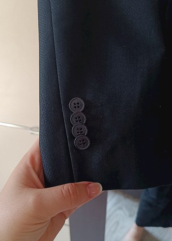 Siyah Erkek takım elbise c - Görsel 6