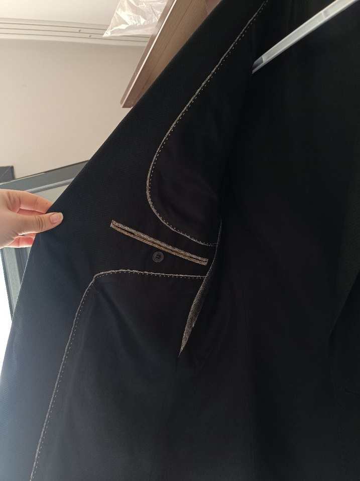 Siyah Erkek takım elbise c - Görsel 3