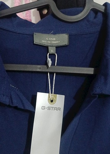 Erkek Lacivert Denim Baskılı Polo Tişört - Görsel 2