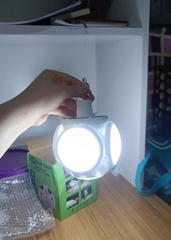 DEMPOWER Solar Enerjili 4'lü Katlanır Lamba - Görsel 7