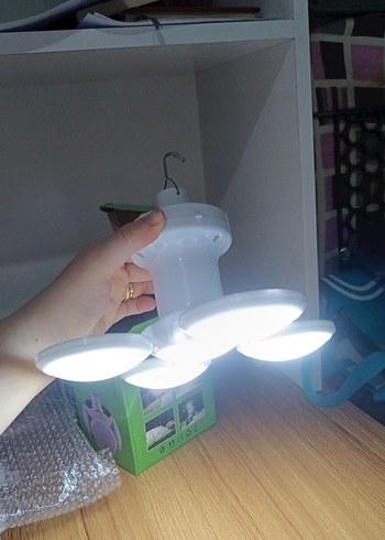 DEMPOWER Solar Enerjili 4'lü Katlanır Lamba - Görsel 5