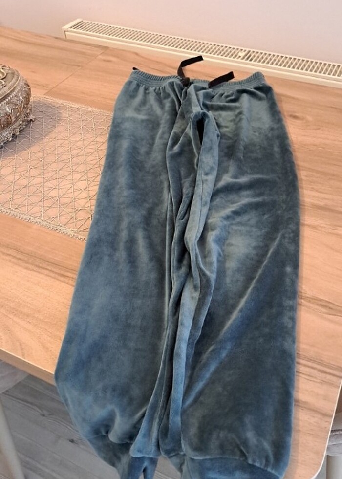 Kadife pijama altı - Görsel 2