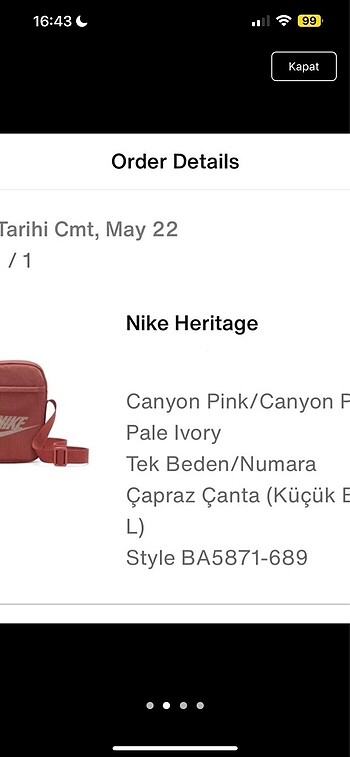  Beden nike heritage capraz canta