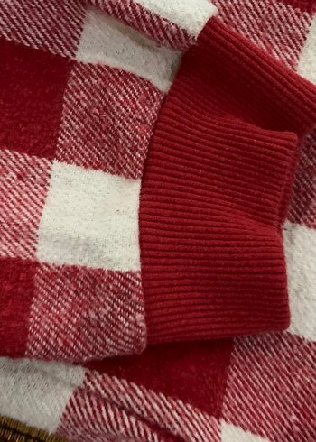 Demo kids Kırmızı Ekose Desenli 8 yaş kız çocuk  Tulumu - Görsel 3