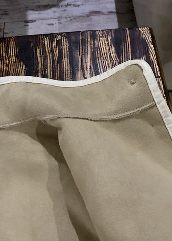 HM Kürk Detaylı  krem 8 yaş kız çocuk  Yün Ceket - Görsel 9