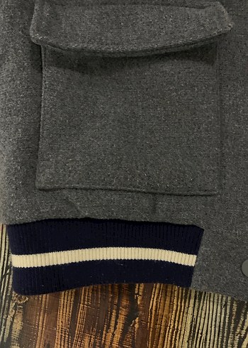 Düğmeli Gri  kız  Çocuk  kolej Ceket 8 yaş - Görsel 2