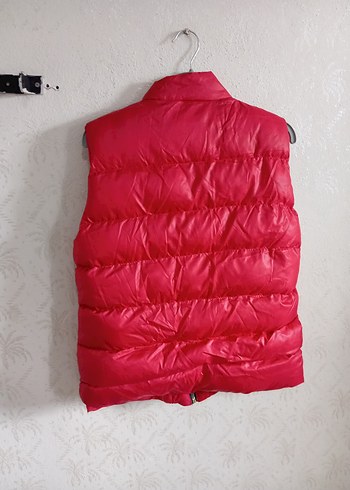 Diğer Kız Çocuk Kırmızı Fermuarlı Yelek