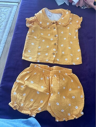 LC Waikiki Baby sarı takım tertemiz