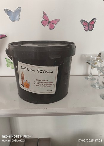 % 100 ORGANİK DOĞAL SOYA WAX