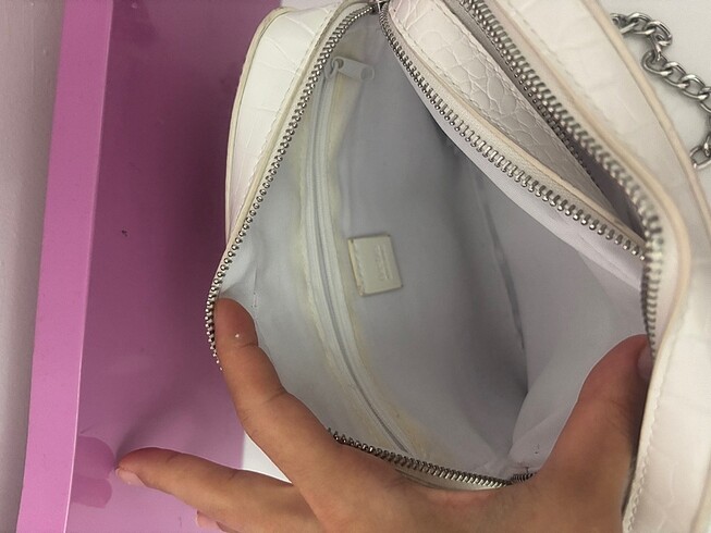 Beden beyaz Renk Bershka Çanta