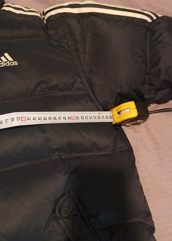 Adidas Siyah Dikişli Şişme kuş tüyü dolgulu Erkek Mont - Görsel 4