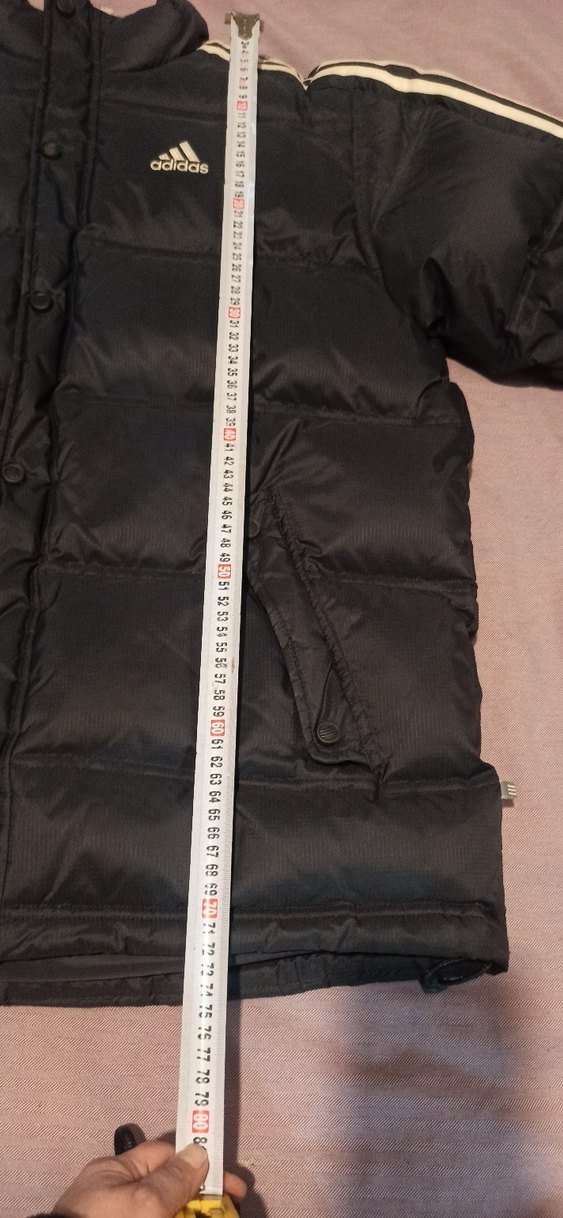 Adidas Siyah Dikişli Şişme kuş tüyü dolgulu Erkek Mont - Görsel 3