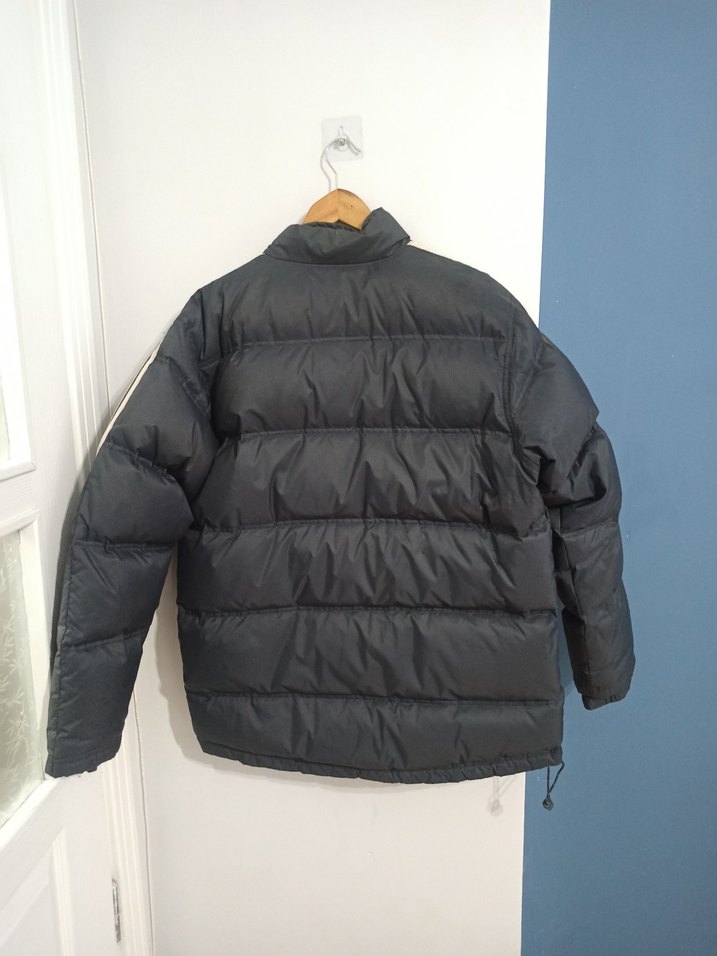 Adidas Siyah Dikişli Şişme kuş tüyü dolgulu Erkek Mont - Görsel 2