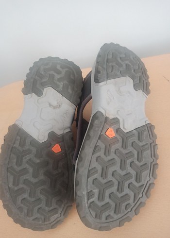 dechatlon Erkek Çocuk Siyah Cırtlı Spor Sandalet - Görsel 5