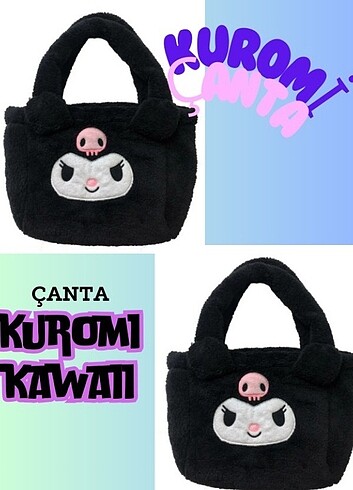 KUROMİ PELUŞ ÇANTA 