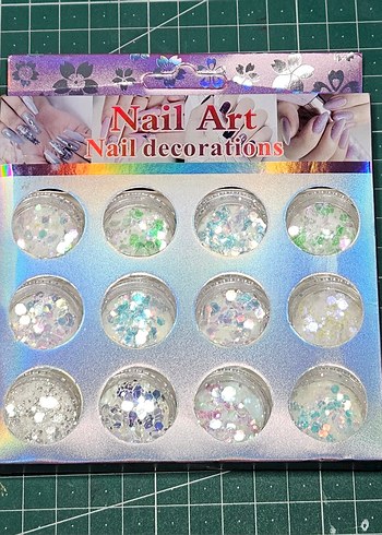 Sim Pul Tırnak Süs Hologram Nail Art Epoksi - Görsel 3