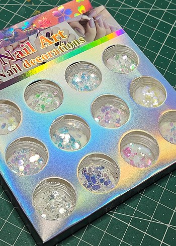 Sim Pul Tırnak Süs Hologram Nail Art Epoksi - Görsel 2