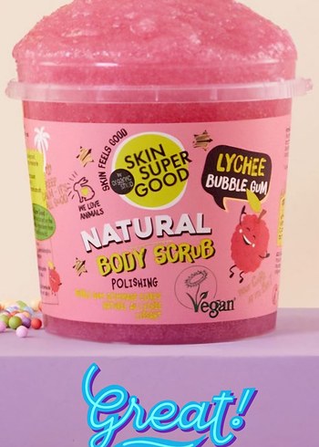 Organic Shop Lychee Bubble Gum Vücut Scrub 360 ml - Görsel 2