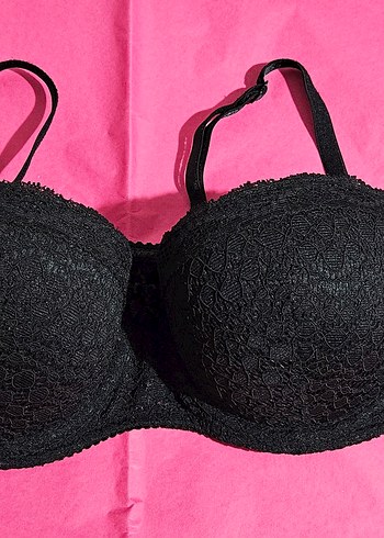 Siyah Dantel Goth Gotik Sütyen 80B - Görsel 9