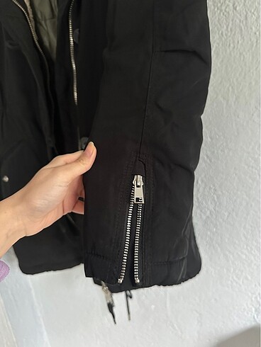 xs Beden Bershka Kapüşonlu Kışlık Mont