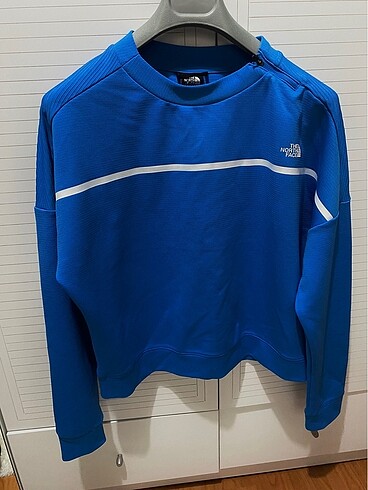 m Beden The North Face Mavi Kadın Sweat