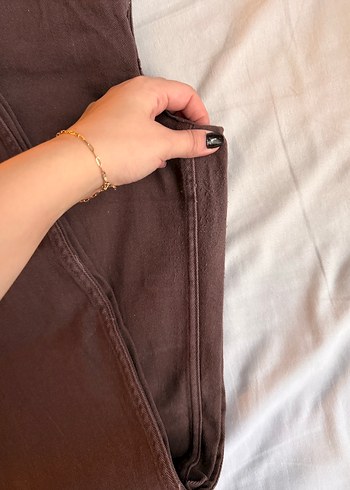 HM Kahverengi Wide Leg Pantolon - Görsel 5