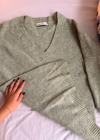 Lefties Mint V Yaka Kazak - Görsel 3