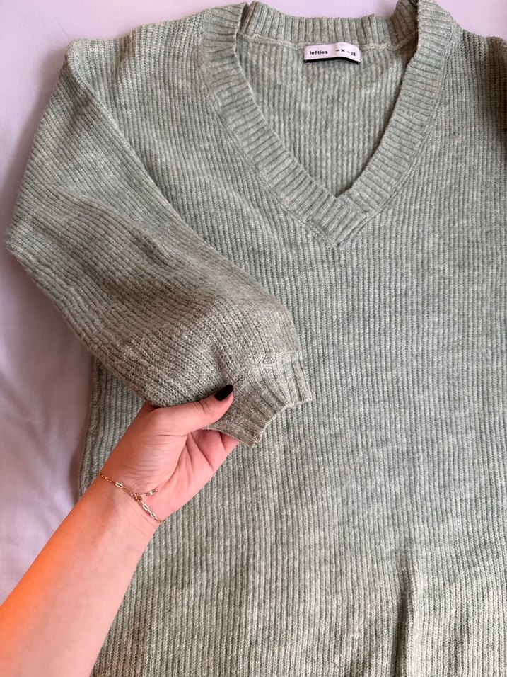 Lefties Mint V Yaka Kazak - Görsel 2