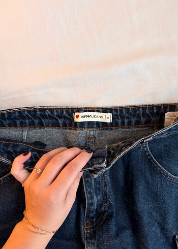 Koton Denim Mini Etek - Görsel 2