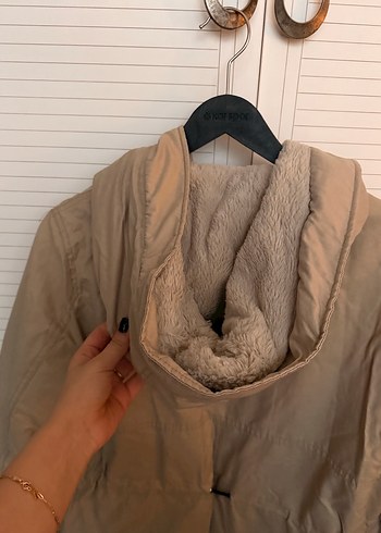 Defacto Bej Kalın Mont - Görsel 2