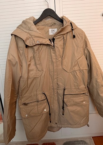 Defacto Bej Kalın Mont - Görsel 5