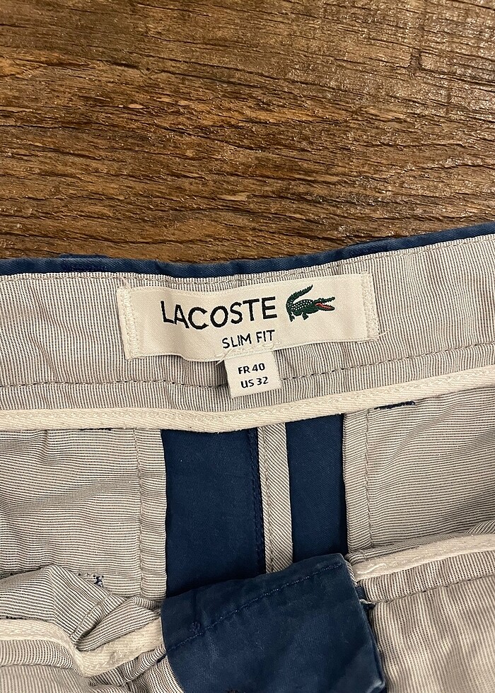 #lacoste #pantalon #orjinal #kanvas #Slim fit - Görsel 3